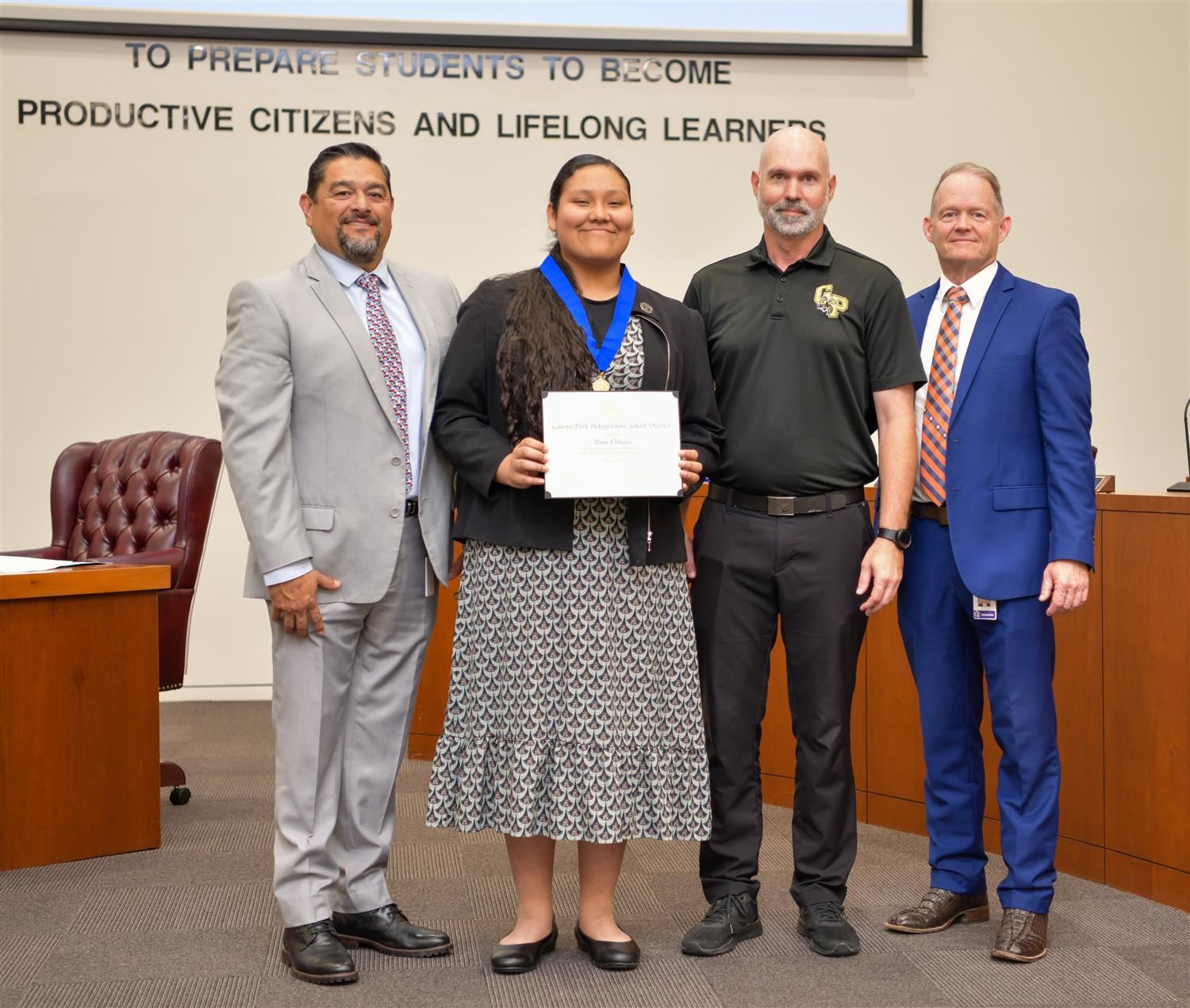 GPISD Student is Selected as a National Gold Medalist